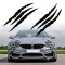 Set 2 stickere autoadezive Tuning, model &quot;Monster Scratches&quot;, dimensiune 37 x 9 cm, culoare Negru FAVLine Selection