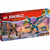 LEGO NINJAGO DRAGONUL STIHIE VS ROBOTUL IMPARATESEI 71796