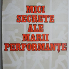 Mici secrete ale marii performante – Maria Serban