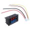 Voltmetru și ampermetru panou LED DC 0-100V 0-10A , compatibil
