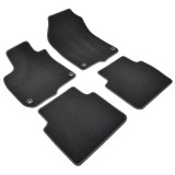 Covorase Auto Mocheta Umbrella Honda CR-V V (2018-) Premium, Fixare Podea, Margine Piele Ecologica, Negre