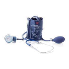 Tensiometru mecanic cu stetoscop Moretti DM333, aneroid, para si burduf cauciuc
