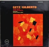 Stan Getz / Jo&atilde;o Gilberto Fat Antonio Carlos Jobim &lrm;&ndash; Getz / Gilberto VG / VG+ vinil, LP disc muzica bossa nova, latin jazz _ Verve , Germania, 1966