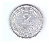 Moneda Ungaria 2 pengo 1941, stare buna, curata, mici depuneri de material, Europa, Aluminiu