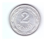 Moneda Ungaria 2 pengo 1941, stare buna, curata, mici depuneri de material, Europa, Aluminiu