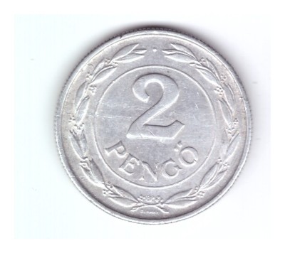 Moneda Ungaria 2 pengo 1941, stare buna, curata, mici depuneri de material foto