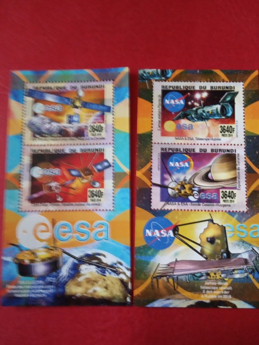 BURUNDI, SPACE - 2 BLOCURI MNH
