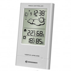 Statie meteo wireless Bresser TempTrend, Argintiu foto