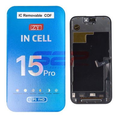 LCD+Touchscreen cu Rama Apple iPhone 15 Pro BLACK COF INCELL foto