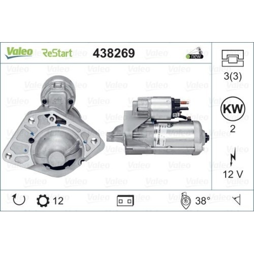 Valeo starter Valeo Origins NEW Stop&amp;amp; Start