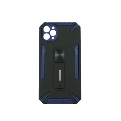 Husa de protectie Flippy pentru Apple iPhone 11 Pro Max Defender Sergeant Brave cu suport, Albastru inchis foto