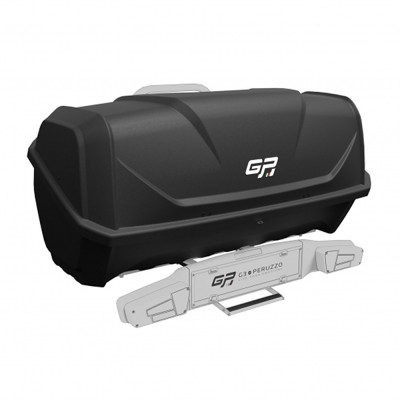 Cutie portbagaj Peruzzo 23.GP001, 340L, Neagra - cu fixare pe suporturi biciclete cu prindere pe carligul de remorcare foto