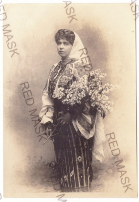 644 - Regina MARIA, Queen MARY, Romania - old Photo ( 13,5/9,5 cm )