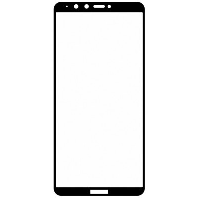 Folie Protectie Ecran Imak pentru Huawei Y9 (2018), Sticla securizata, Full Face, Full Glue, 3D, Neagra foto