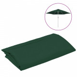 P&acirc;nză de schimb umbrelă de soare de grădină, verde, 300 cm
