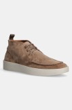 BOSS pantofi de piele intoarsa Clay barbati, culoarea maro, 50536160