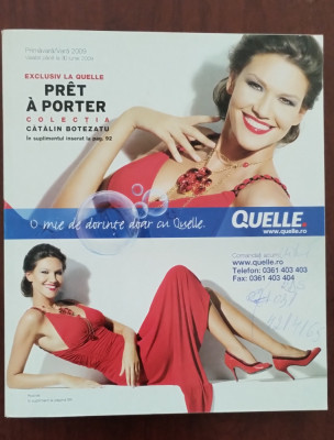 Catalog Quelle primăvară-vară 2009 - Colecția Pret a porter Cătălin Botezatu foto