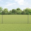 VidaXL Gard din S&acirc;rmă Sudată cu 10 Posturi Gri 1.4x10 m Oțel