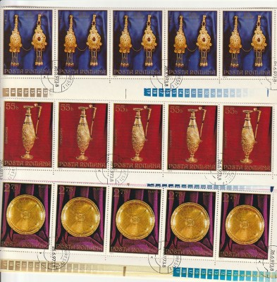 TEZAURUL DE LA PIETROASA ( LP 830 ) 1973 OBLITERATA STRAIF DE 5 foto