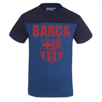 FC Barcelona tricou de bărbați Graphic blue - S foto