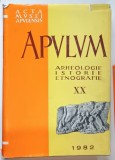 ACTA MVSEI APVLENSIS , APVLVM , ARHEOLOGIE , ISTORIE , ETNOGRAFIE , XX , 1982