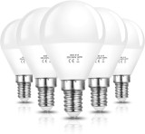 Bec LED E14 G45, 5 buc., 6W (echivalent 40W), 600 lm, 3000K Alb cald, Nedimabil