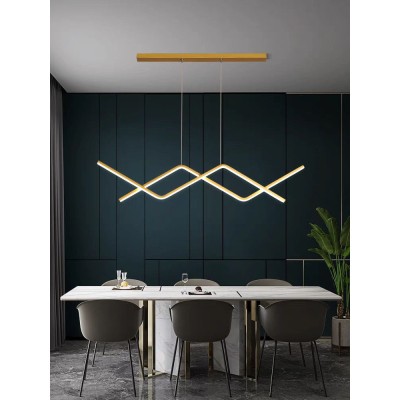 Lustra LED Gold foto