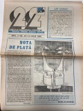 Revista 22 nr. 26 1990 16 pagini romana coperti brosate
