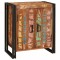 vidaXL Dulap de noapte Multicolour 38 x 33 x 58 cm Lemn masiv reciclat