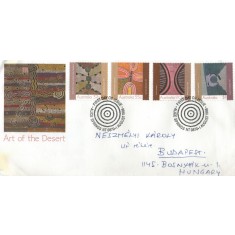 Australia 1988 - pictura moderna, serie pe FDC circulata