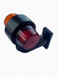 Lampa Gabarit LED Brat Flexibil 172mm 12-24V FR0147 R/Y Old School, Distanta gauri 76mm, IP68, Rosu/Galben