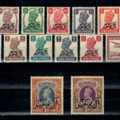 Oman 1944 - George VI, supratipar, serie nestampilata