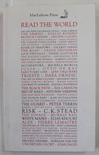READ THE WORLD - THE MACLEHOSE PRESS SAMPLER , 2012, URME DE UZURA