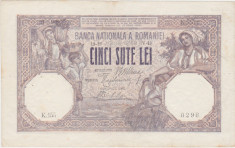 ROMANIA 500 LEI APRILIE 1919 VF+ foto