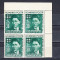 M1 TX7 12 - 1940 - Codreanu - pereche de cate patru timbre