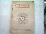 SYMPOSION - REVISTA DE CULTURA NR.1/OCTOMBRIE 1938