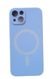 Huse silicon cu incarcare wireless MagSafe compatibila cu Iphone 14 Mov, Carcasa