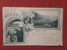 Kronstadt ( Brasov ) - vedere circulata perioada austro-ungara 1903 foto