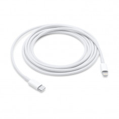 Cablu iPhone Lightning/USB, 2m, incarcare/transfer date, alb, Apple foto