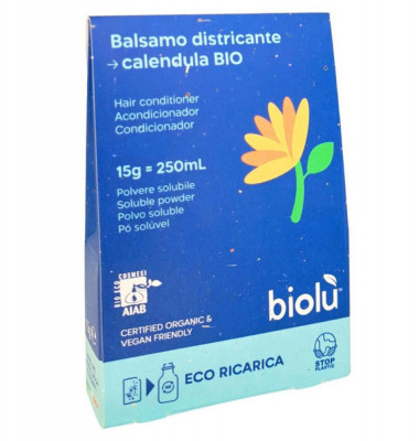 Balsam de Par cu Galbenele Pudra Eco 15 grame Eco-Refill Biolu foto