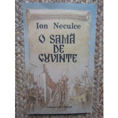 Ion Neculce - O sama de cuvinte