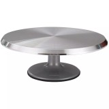 Placa, suportul rotativ pentru servit prajituri, tort , 36 x 13,5 cm, aluminiu, Klausberg