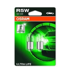 Set 2 becuri R5W Osram 12V Ultra Life blister
