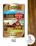 Lazura lemn ESTETIK CLASIC 1L NUC, protectie UV