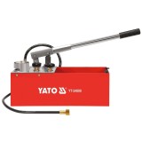 YATO Pompa manuala pentru testare presiune, 12 L, filet intern 1/2&amp;quot;