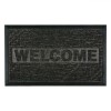 Covoraș Ușă, Model Welcome, Culoare Negru, 75x45cm, Cauciuc-Mochetă, Oem