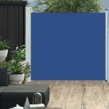 Cumpara ieftin Copertină laterală retractabilă de terasă, albastru, 170x300 cm