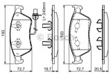 Set placute frana,frana disc AUDI A8 (4D2, 4D8) (1994 - 2002) BOSCH 0 986 494 200