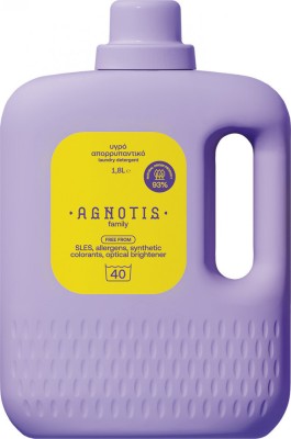 Detergent hipoalergenic de rufe pentru intreaga familie, Agnotis, 1800 ml foto