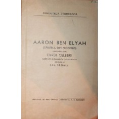 Biblioteca Evreeasca - AARON BEN ELYAH ( TANARUL DIN NICOMED ) -